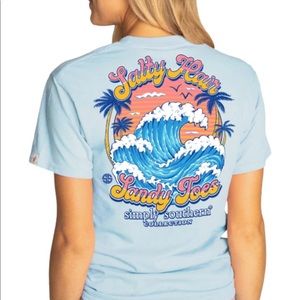 Simply Southern 🌊 Salty Hair Sandy Toes Tee